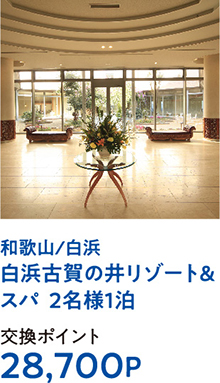 和歌山/白浜白浜古賀の井リゾート＆スパ  2名様1泊