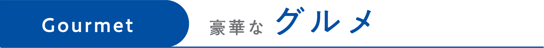 豪華なグルメ