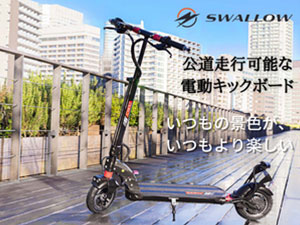 swallow キックボード 専用 （SWALLOW_ZERO9_fieldtest_02 画像