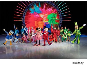 約1000円お得！ディズニー・オン・アイス横浜公演 8/23(土) 10:30開演 トライアル席3連 会場が魔法に包まれる！「ディズニー・オン・アイス 100 Years of