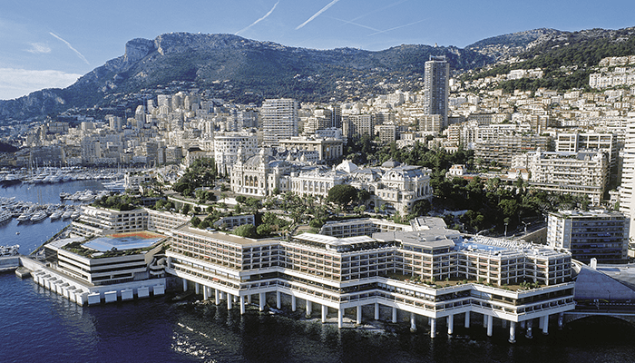 Aerial view Principality