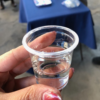 試飲の様子