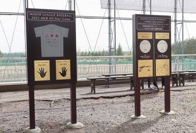 メジャーリーガー記念モニュメント<br>(日居城野運動公園内)のイメージ